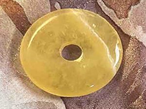 Orange Calcite Donut