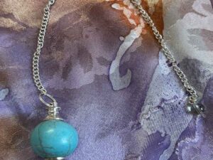 Howlite Turquoise Pendulum