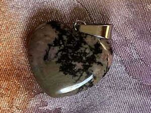 Rhodonite Heart
