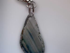Agate Keyring Green