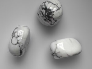 White Howlite Tumbled Stone