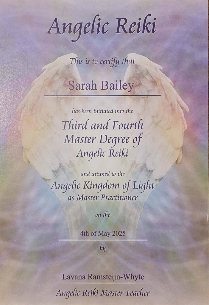 Angelic Reiki Third Fourth Degree