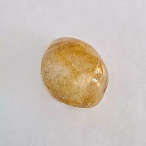 A single Golden Healer Tumbled and Polished Stone