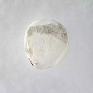 A single Moonstone Tumbled and Polished Stone